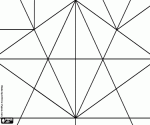 Desenhos de Geometria Ângulos para colorir jogos de pintar e imprimir